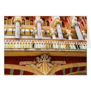 Foto van Barcelona Spain Colorful Architecture