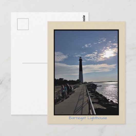 Foto van Barnegat Lighthouse Briefkaart (Voorkant / Achterkant)
