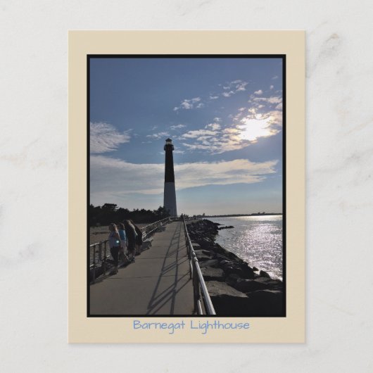 Foto van Barnegat Lighthouse Briefkaart (Voorkant)