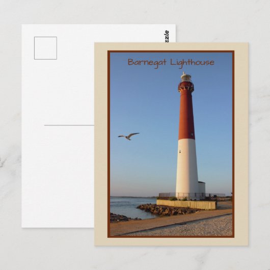 Foto van Barnegat Lighthouse Briefkaart (Voorkant / Achterkant)