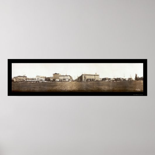 Foto van Bay City Michigan 1912 Poster (Voorkant)