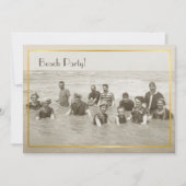  foto van Beach Party Kaart (Voorkant)