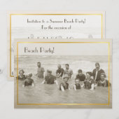  foto van Beach Party Kaart (Voorkant / Achterkant)