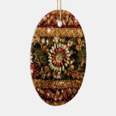 Foto van Beaded Indian Saree Keramisch Ornament (Rechts)