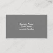 Foto van Beauful White Dog Grey Visitekaartje (Achterkant)