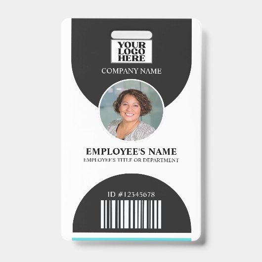Foto van bedrijf Logo Barcode Employee Badge (Front)