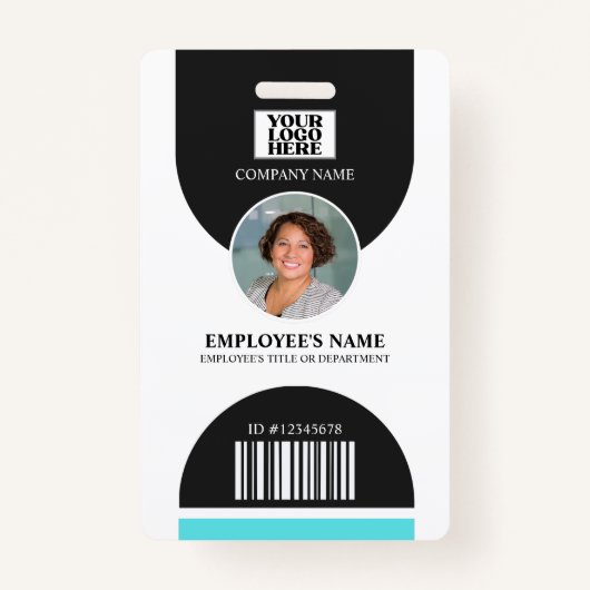 Foto van bedrijf Logo Barcode Employee Badge (Voorkant)