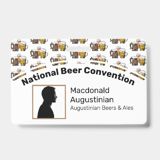 Foto van Beer Convention Delegate Badge (Voorzijde)