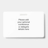 Foto van Beer Convention Delegate Badge (Achterkant)