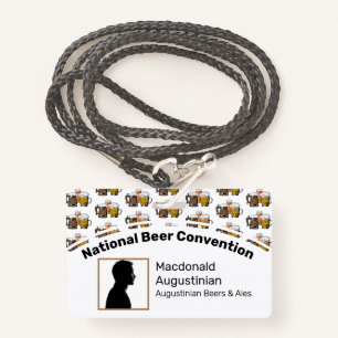 Foto van Beer Convention Delegate Badge