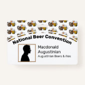 Foto van Beer Convention Delegate Badge (Voorkant)