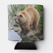 Foto van Beer Wildlife Animal Grizzly Blikjeskoeler (Achterkant)