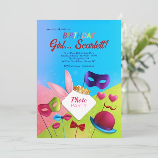 Foto van beide feestdagen kaart (Staand voorkant)