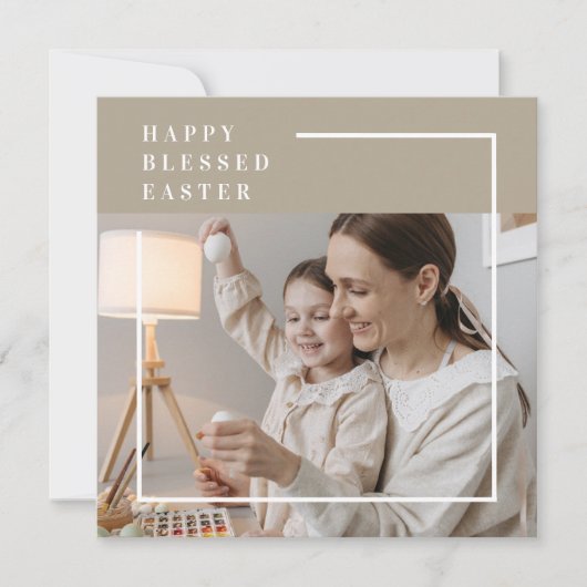 Foto van Beige Modern | Vrolijk geborsteld Pasen