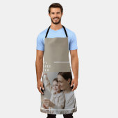 Foto van Beige Modern | Vrolijk geborsteld Pasen Schort (Gedragen)