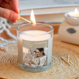 Foto van Beige Modern | Vrolijk geborsteld Pasen Vierkante Sticker