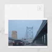 Foto van Ben Franklin Bridge Briefkaart (Voorkant / Achterkant)