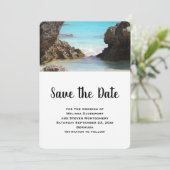 Foto van Bermuda Coast & Tropical Sea Save The Date (Staand voorkant)