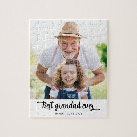 Foto van Best Grandad Ever Legpuzzel (Verticaal)