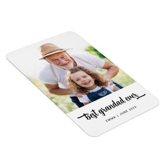 Foto van Best Grandad Ever Magneet (Rechterzijde)