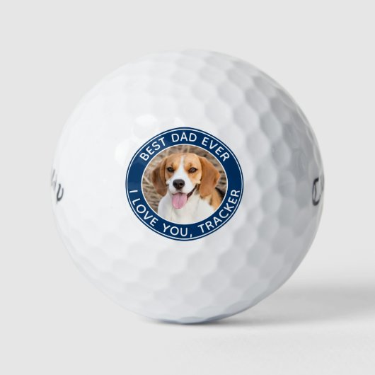 Foto van beste pap Ever Custom Golfer Golfballen (Voorkant)