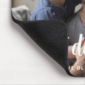 Foto van beste pap ooit Vaderdag script Muismat (Hoek)