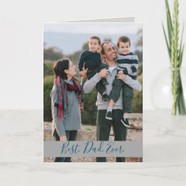 Foto van beste vader ooit kaart