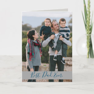 Foto van beste vader ooit kaart