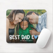 Foto van beste vader ooit muismat (Met muis)