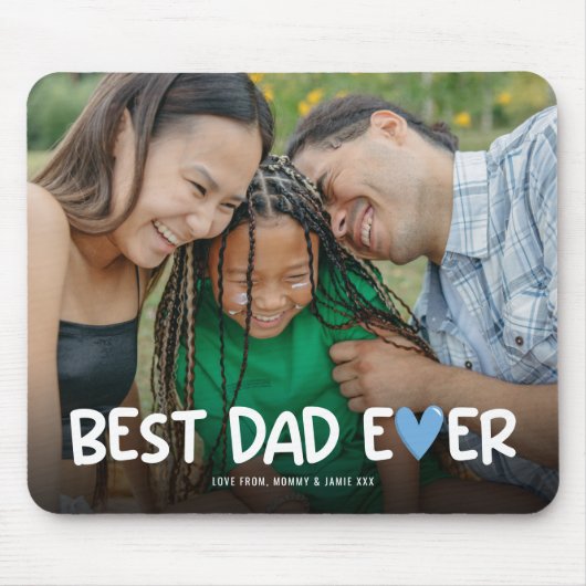 Foto van beste vader ooit muismat (Voorkant)