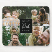 Foto van beste vader ooit op maat muismat (Voorkant)