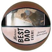 Foto van beste vader ooit Waterverf vader op dag Basketbal (Voorkant)