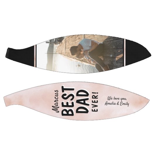 Foto van beste vader ooit Waterverf vader op dag Basketbal (Panelen)