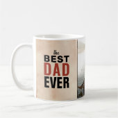 Foto van beste vader ooit Waterverf vader op dag Koffiemok (Links)