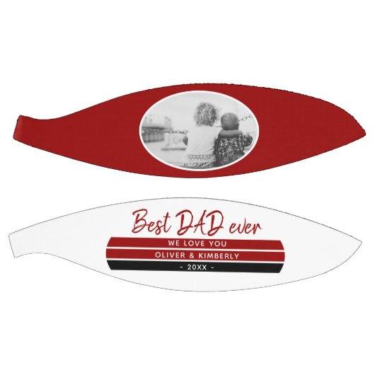 Foto van beste vader van de Rode Moderne Vader Basketbal (Panelen)