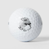 Foto van beste vader van moderne vader golfballen (Voorkant)