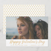 Foto van beste vriend Galentines dag Feestdagenkaart (Voorkant / Achterkant)