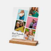 Foto van beste vrienden Acryl geschenkstandaard di Bord (Hoek)