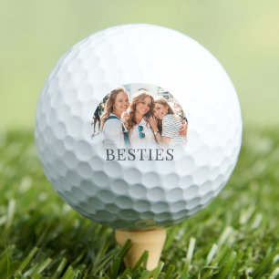 Foto van beste vrienden golfballen