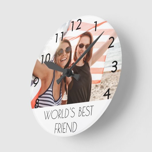 Foto van beste vrienden ronde klok (Hoek)