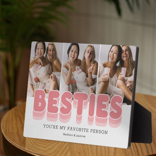 Foto van beste vriendinnen fotoplaat