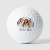 Foto van beste vriendinnen golfballen (Voorkant)