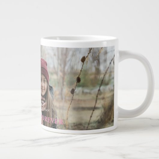 Foto van beste vriendschapsvriendschap grote koffiekop (Rechts)