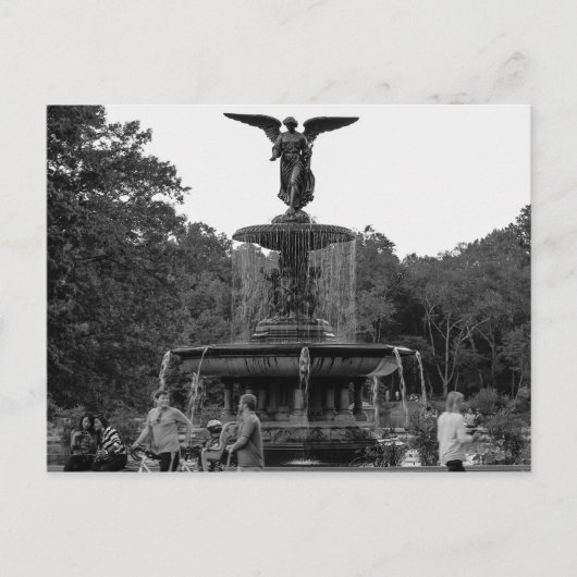 Foto van Bethesda Fountain, Central Park Briefkaart (Voorkant)