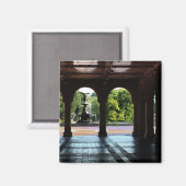 Foto van Bethesda Terrace in Central Park, NYC Magneet (Voorkant / Achterkant)