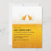 Foto van bierproeverijfeest kaart (Voorkant)