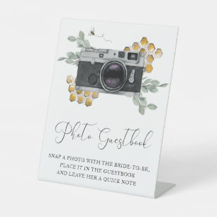 Foto van bijen uit het Guestbook en Eucalyptus Sig Reclamebord Met Voetstuk