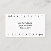 Foto van Bikini Coffee Drive-Thru Klantenkaartje (Achterkant)