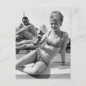  foto van Bikini-meisje Briefkaart (Voorkant)