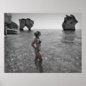 Foto van Bikini-meisje poster (Voorkant)